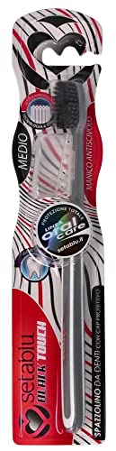 SETABLU SPAZZOLINO DENTI BLACK TOUCH ADULTO SETOLE MEDIE