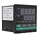 fqgJRVmi 72 * 72 PID Digital Industrial Temperature Controller Oven Thermostat CH702 220V All Input Relay and SSR Output