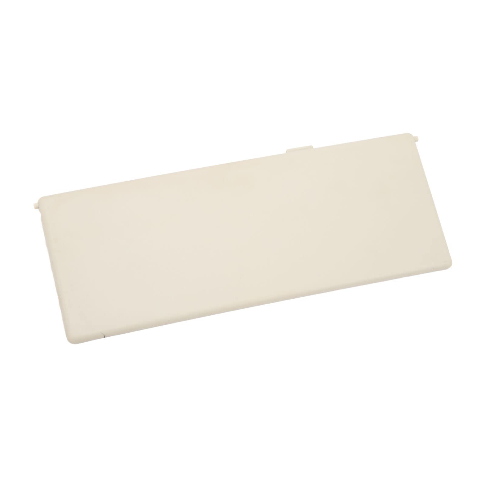 Car Sun Visor Mirror Cover, Heat Resistant Sun Shade Mirror Shell Vanity Mirror Frame Replacement for Range Rover Sport 2010?2013 (Beige)