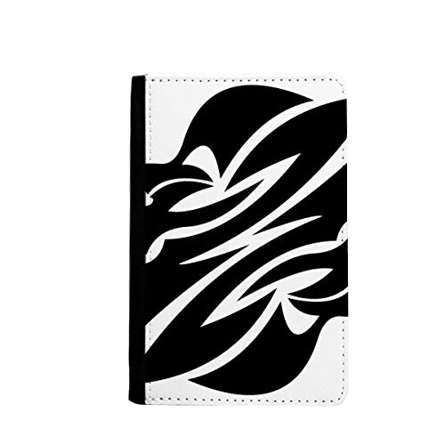 Porte-passeport Gémeaux constellation avec symbole du zodiaque imprimé