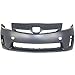 Front Bumper Cover Primed Compatible with 2010-2011 Toyota Prius