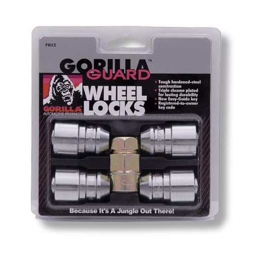 Image of Gorilla Automotive 61621 Acorn Gorilla Guard Locks (12mm x 1.25 Thread Size) - Pack of 4