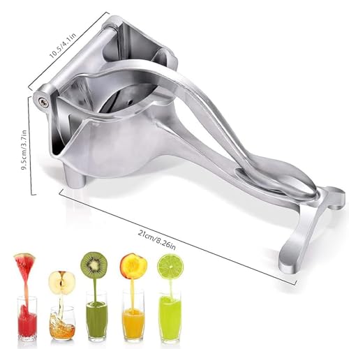 Presse-Fruits Manuel Multifonctions, Extracteur de Jus Manuel Portable, Presse à Fruits Amovible, Convient aux Agrumes, Conception Portable, Amovible et Facile à Nettoyer – Image 3