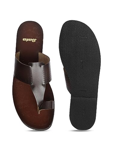 Image of Bata Men Casual Thong Slipper - Brown