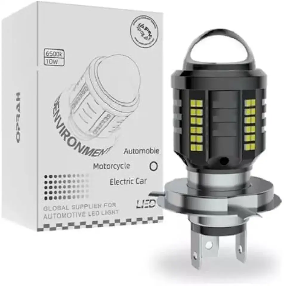Lampada Led 6500k H4 Projetor 360º Moto Carro Un