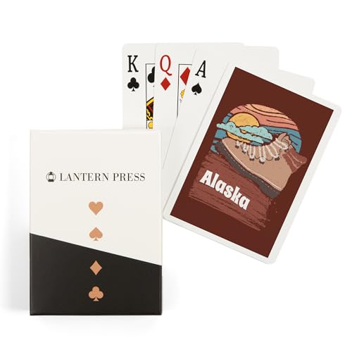 Lantern Press Alaska, baraja póker 52 cartas