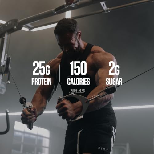 Image of Ryse Loaded Protein Powder - JIF Creamy Peanut Butter - 25g Whey Protein Isolate & Concentrate with Prebiotic Fiber & MCTs - Low Carb, Low Sugar, Digestive-Friendly - 20 Servings / 1.5 lb Tub