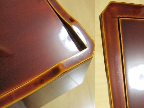 飛騨高山 伝統工芸 飛騨春慶 豪華 五段重箱 角重 木箱付き 重箱 -