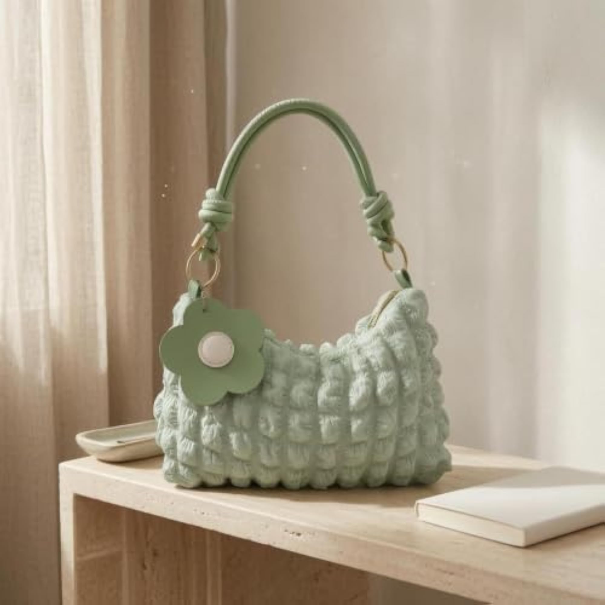 Transparent Wall Hanging Organizer with Pockets, Space-Saving