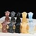 QLRSUXN 2.1 Inch Shimmer Stone Male Model Sculpture Crystal Statue Goddess Figurines,Hand-Carved Body Shaped Decor Healing Crystal Decor，Home Office Decoration Christmas Meditation Yoga Gifts