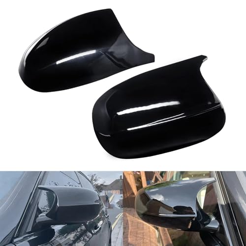 Couvercles de rétroviseur noir brillant pour BMW E87 E82 E92 E93