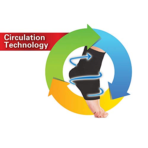 Image of Cloudz - Compression Foot Sleeve - Unisex S /M - Black
