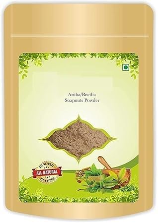 HYD Aritha en polvoReethaRithaSoapnutsSapindus Mukoross Powder (polvo de aritha, 35.27 oz2.2 lbs)