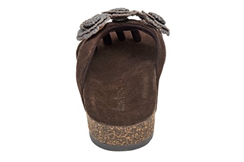 Wellrox Women's Santa Fee-Blossom Dk Brown Casual Sandal 8