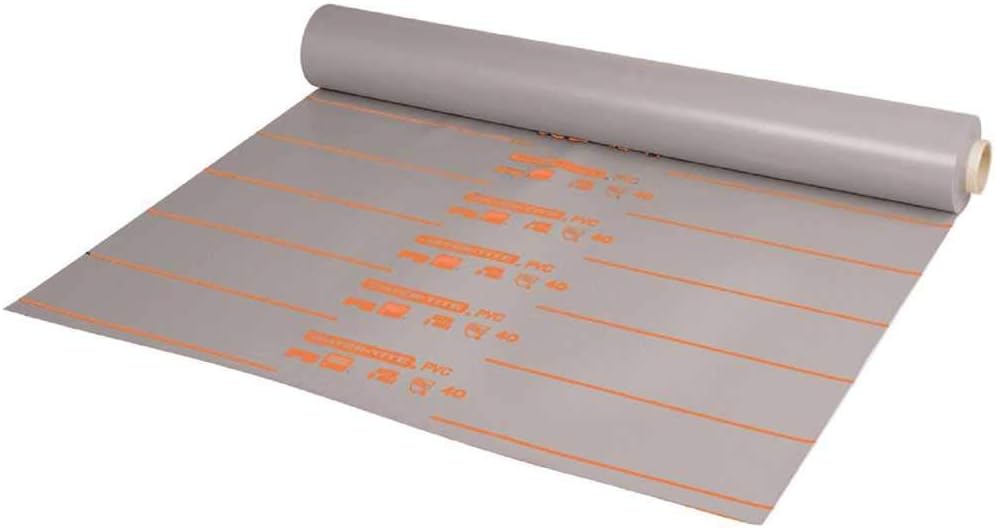 IPS CORPORATION GIDDS-2071003 Orange Shower Pan Liner 6 x 6' 40ml