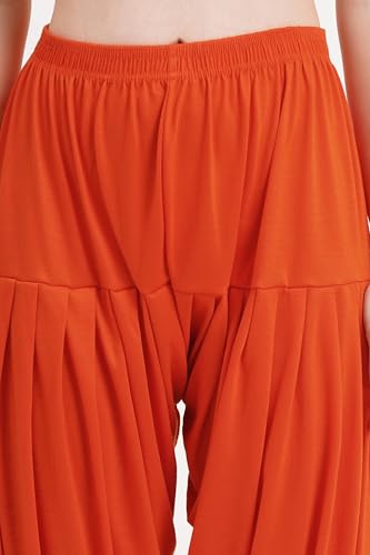 Image of Buy That Trendz Combo Offer (Pack of 3) Cotton Viscose Lycra Dhoti Patiyala Salwar Harem Bottoms Pants for Womens (White, Maroon, Black)
