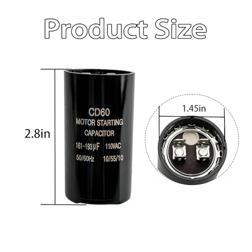 Capacitor de arranque redondo modelo CD60 para motor de bomba Hayward Super Pump miniatura 2