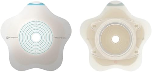 SenSura Mio 18510 - Adhesivo para barrera de ostomía (1.969 in, 1.969 in, 5 unidades por caja)