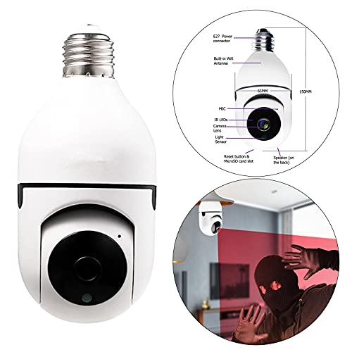 Balikha Lampadina Wireless HD 1080P Telecamera