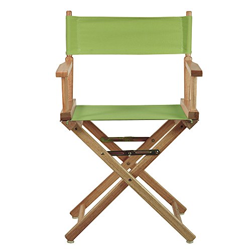 Casual Home 200-00/021-72 Director Chair 18" - Classic Height Natural Frame/Lime Green Canvas #TOP1