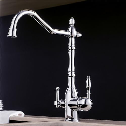 Robinet purificateur d'évier éliminant le mauvais goût de l'eau de cuisine en laiton