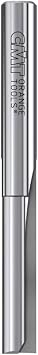 CMT 812.064.11, Solid Carbide Straight Bit, 1/4-Inch Shank, 1/4-Inch Diameter,Orange