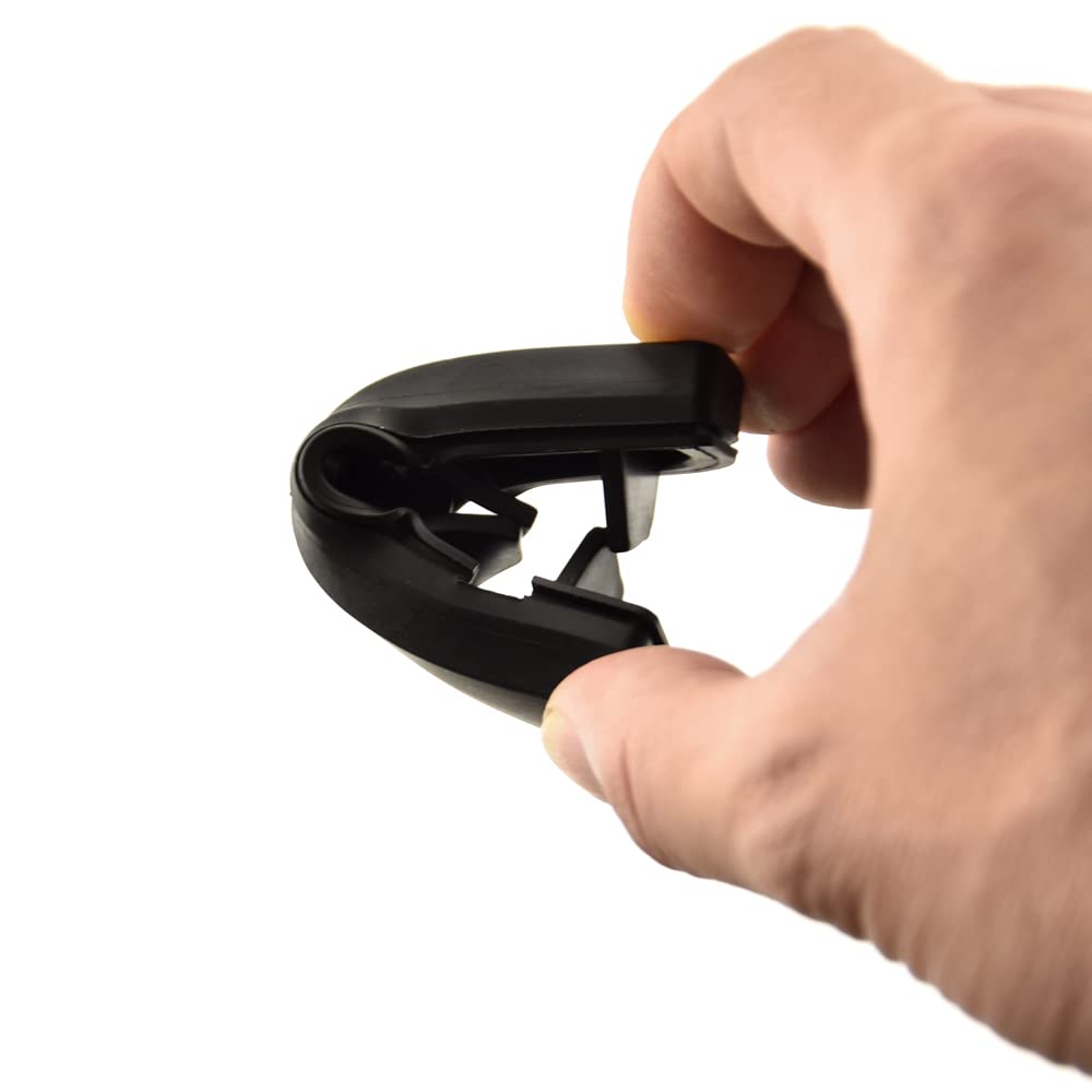 Black Rubber Car Rear Trunk Switch Cover Lid Pad Handle Compatible with B-MW Mini R50 R52 R53 R56 R57 R58 R59