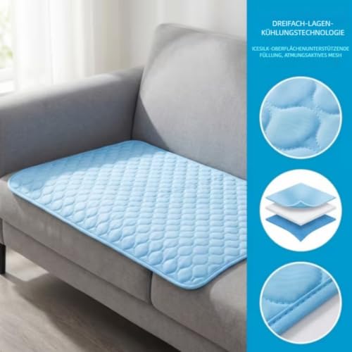 Ownmaxx Nordseep fote Kühlmatte Für Den, maschinenwaschbar, rutschfest, ohne Wasser oder Kühlung (Rosa, S-50X40CM)-2