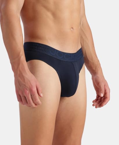 Image of Jockey US59 Men Super Combed Cotton Elastane Stretch Solid Brief