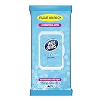 Wet Ones Be Fresh Value Pack, 80 Wipes