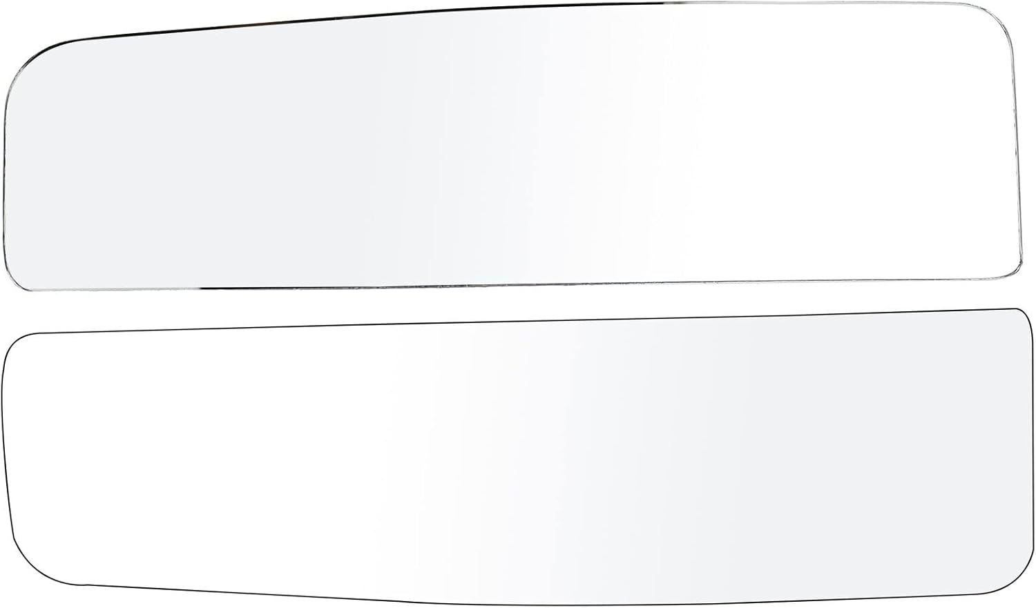 ECCPP Towing Mirror Glass Replacement For 2008-2017 For Toyota For Sequoia 2007-2017 For Toyota For Tundra Manual Adjustment Left And Right Side Lower Convex Glasses Tow Mirror Glass