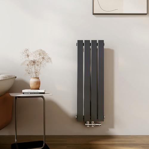 EMKE Heizkörper Klein 900x300mm, Vertikal Heizkörper Bad Flachheizkörper Mittelanschluss Design Paneelheizkörper Einlagig Wandheizkörper Anthrazit 403 Watt EMKE Heizkörper Klein 900x300mm, Vertikal Heizkörper Bad Flachheizkörper Mittelanschluss Design Paneelheizkörper Einlagig Wandheizkörper Anthrazit 403 Watt
