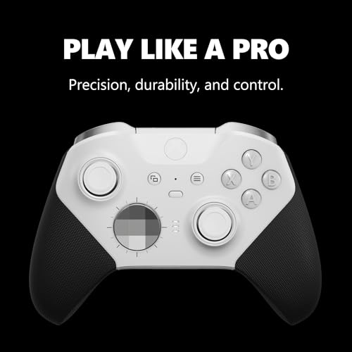 Image of Xbox Wireless Gaming Controller | Elite Series 2 Core | Robot White | Console, PC, and Cloud Devices | Adjustable Thumbsticks | Trigger Locks
