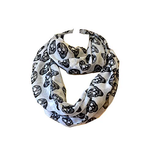 Skull Spider Dino Infinity Scarf Loop Cowl