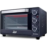 Grunkel Horno eléctrico multifunción de sobremesa de 23L con 3 funciones de calor y selector de temperatura hasta 230ºC. Temporizador hasta 60 min - 1600W
