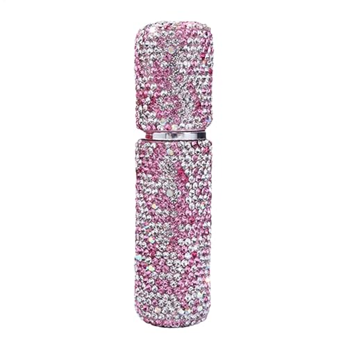 Empty Perfume Spray Bottles – Botella de perfume | 10 ml Bling Sample Case Glass Atomizer – Refragrance Oil Sprayer Small Travel Dispenser for Hair Spray