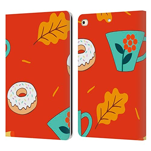 Étui portefeuille en cuir Haroulita pour Apple iPad 9.7 2017 2018 motifs d'automne
