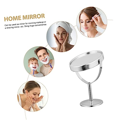 Espejo de maquillaje doble cara con luz y aumento miniatura 7