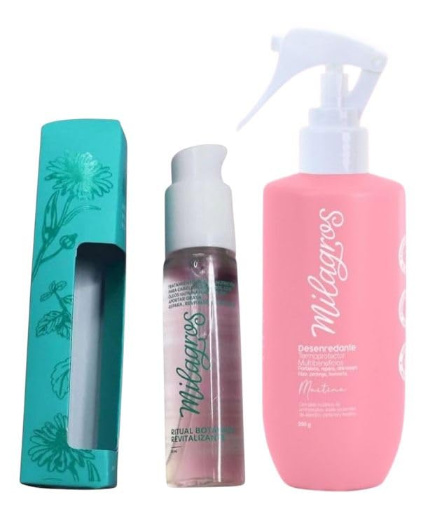2 Pack Cuidado Capilar Termoprotector desenredante antifrizz Martina 250gr + Serum Ritual Botánico Revitalizante, Antifrizz, repara, fortalece, hidrata, Protege