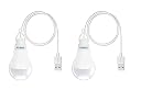 FEDUS Pack of 2 USB Bulb for Power Bank, Mini Portable USB Night led Light for Power Bank, Mobile Lamp/LED- White gallery image