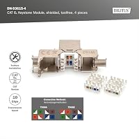 DIGITUS Keystone-Modul Cat 6A – 4 Stück – Geschirmt – 500 MHz 10Base-T – Ansicht 8