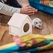 DRESSOOS Wooden Hamster House Hideout for Small Pets and Design for Dwarf Hamsters Gerbils and Mice Cozy Sleeping Space Fun Exercise Area