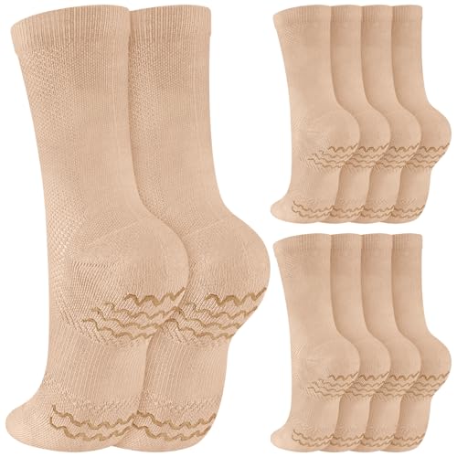 Twistover 4 Pairs Dance Non Slip Socks for Dancer Women Girls Ballet Dancing Socks with Spin Spot...