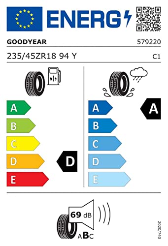Goodyear 79322 Pneumatico 235/45 Z18 94Y Eagle F1, Asymmetric 2 N0, Porsche - 2