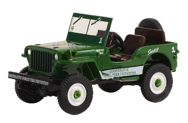 Greenlight 38040-A Smokey Bear Series 2-1945 Willys MB 1/64