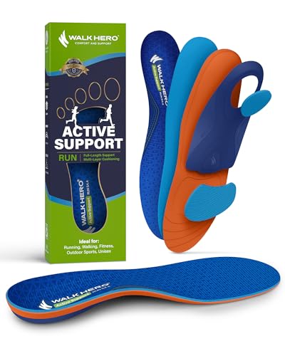 WalkHero Running Insoles - Plantar Fasciitis Insoles and