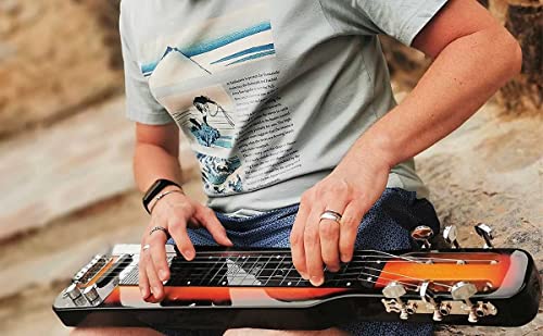 Image of Batking 6 String Slotted Head Stock Electric Lap Steel Slide Guitar