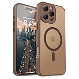 BENTOBEN Magnetic for iPhone 16 Pro Case, iPhone16Pro Phone Case [Full Camera Protection] [Compatible with Magsafe], Translucent Matte Shockproof Protective Cover for iPhone 16Pro 6.3inch, Bronze