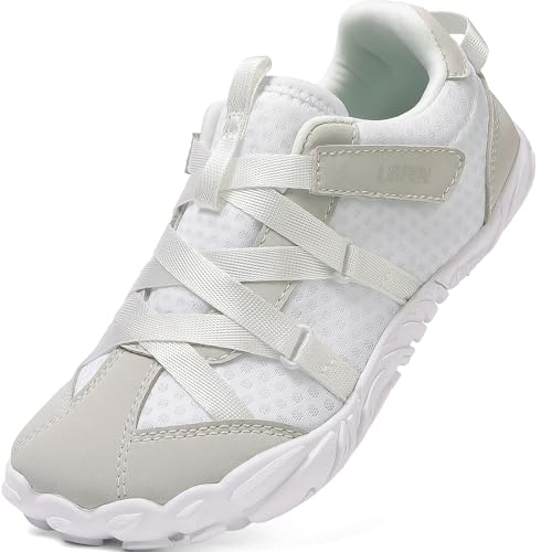 Image of UBFEN Kids Barefoot Shoes Zero Drop Wide Toe Box Sneakers for Boys Girls | Hook&Loop, Lightweight, Breathable, Suitable for Hiking, Walking, Tennis, Running, Daily Wear, Toddler, Little Kid, Big Kid