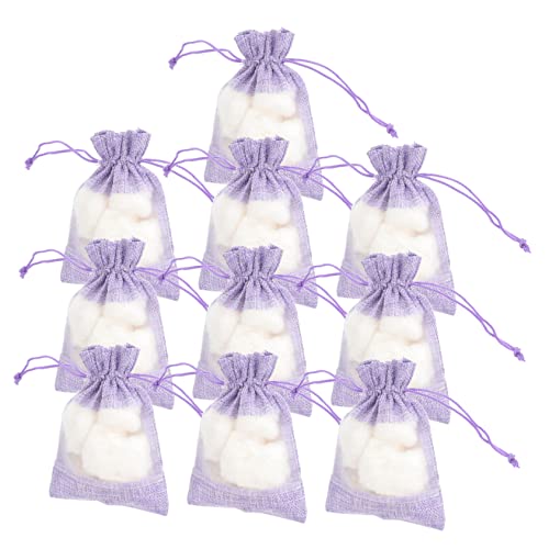 Bolsas Sachet Lavanda 10 Piezas Organza con Cordón